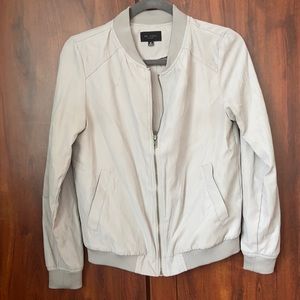 Light grey bomber jacket